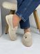 651.43 Лоферы Бежевые с украшением 43 размер 651.43 фото 8